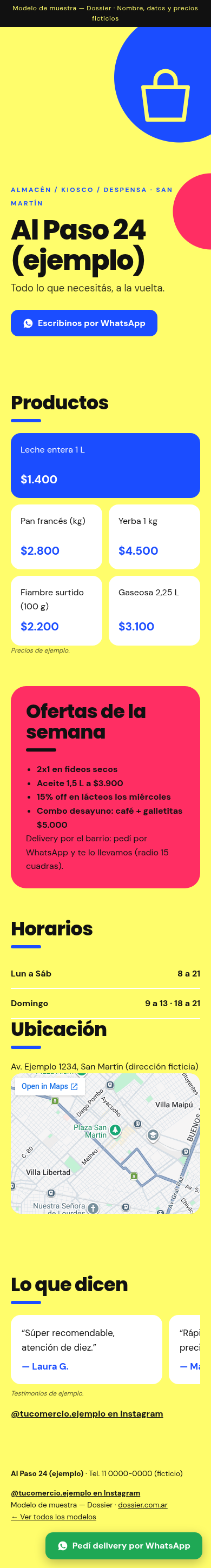Vista previa moderno