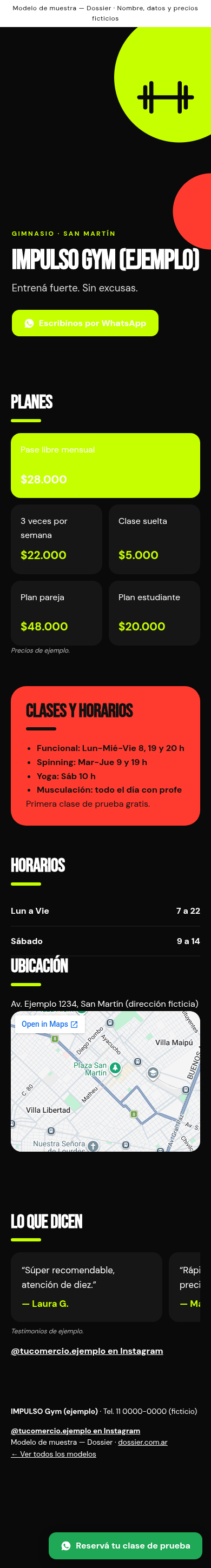 Vista previa moderno