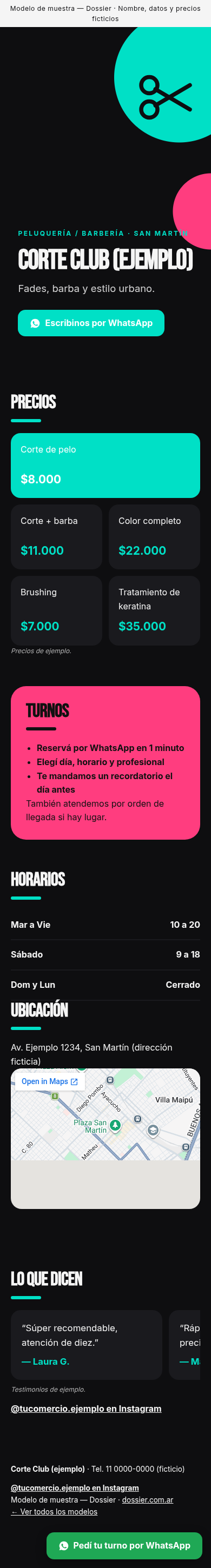 Vista previa moderno